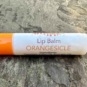ORANGESICLE Natural Beeswax Lip Balm