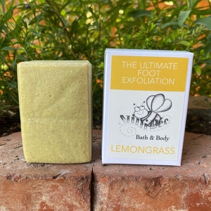 LEMONGRASS Pumice Soap, Handmade Soap, Cold Process Soap, Footsie Polish~The Ultimate Foot Exfoliation!!!