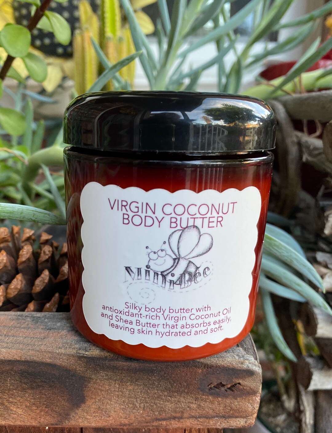 VIRGIN COCONUT Body Butter, Virgin Coconut Oil, Shea Butter, Luscious