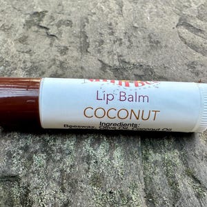 COCONUT Natural Beeswax Lip Balm