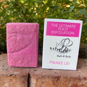 PIKAKE LEI Pumice Soap, Handmade Soap, Cold Process Soap, Footsie Polish~The Ultimate Foot Exfoliation!!!