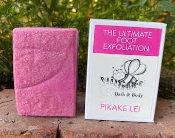 PIKAKE LEI Pumice Soap, Handmade Cold Process Soap, Footsie Polish~The Ultimate Foot Exfoliation!!!
