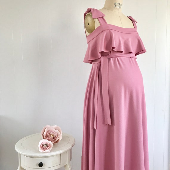 Ruffles and Bows Maternity Dress - Mauve Maternity Gown with Ruffle Detail - Baby Shower Dress - Maternity Maxi Dress - Etsy Maternity Gown Ruffles and Bows Maternity Dress - Mauve Maternity Gown with Ruffle Detail - Baby Shower Dress - Maternity Maxi Dress - Etsy Maternity Gown