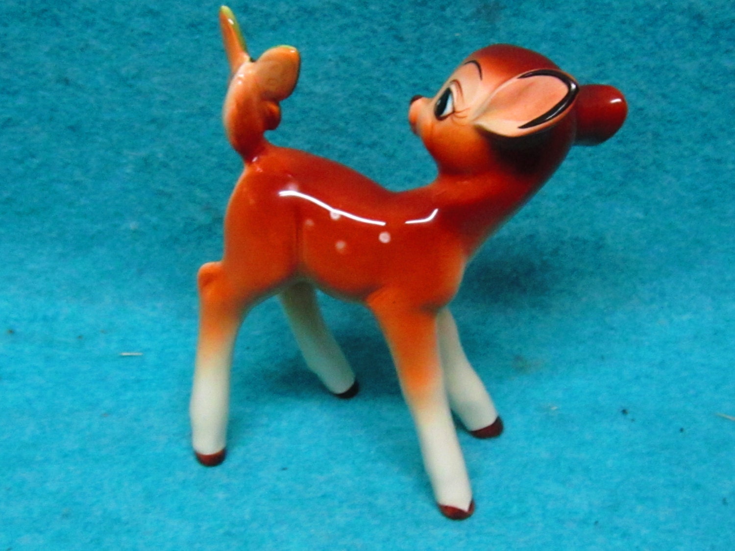Made in Japan Figurine Bambi Walt Disney 5 1/2 Pottery Etsy