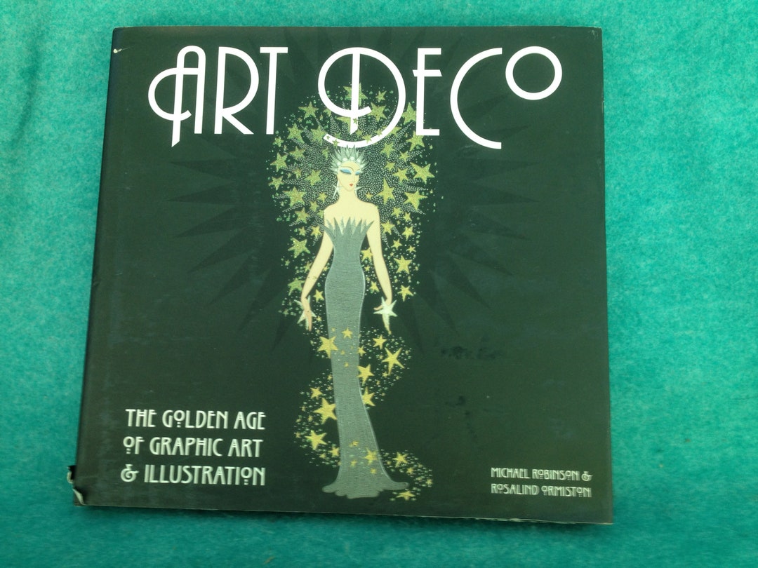 Book art Deco the Golden Age of Graphic Art & Etsy