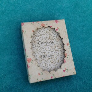 Vintage Miniature Mini Perfume Bottle in Box Gardenia by Andre Chenier