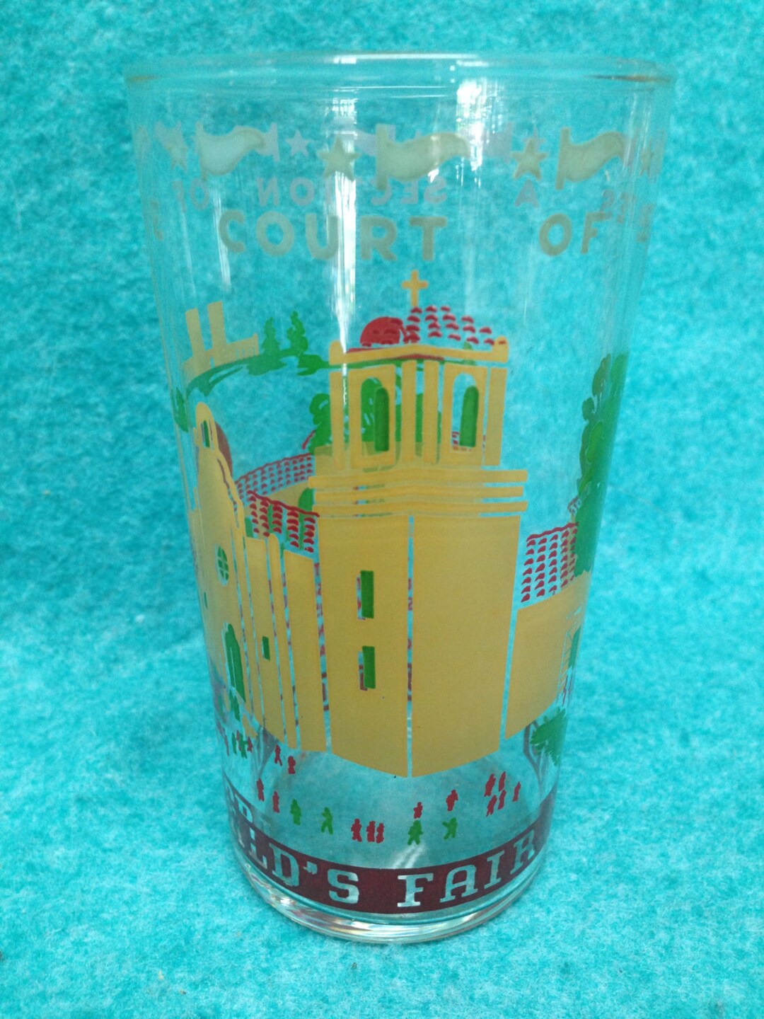 1939 New York World's Fair Glass Rare Series 4 1/2