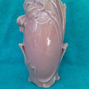 Weller Pottery FAKE Art Nouveau Floral Pink 8 1/2" Vase