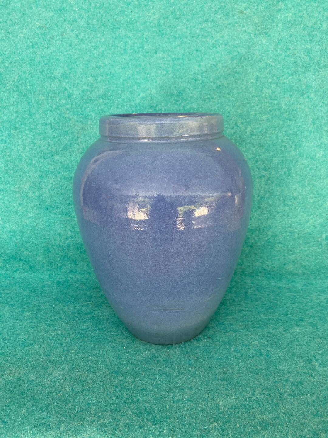 Robinson Ransbottom RRP Co Pottery 139/ Oil Jar Floor Vase 12 Blue Etsy