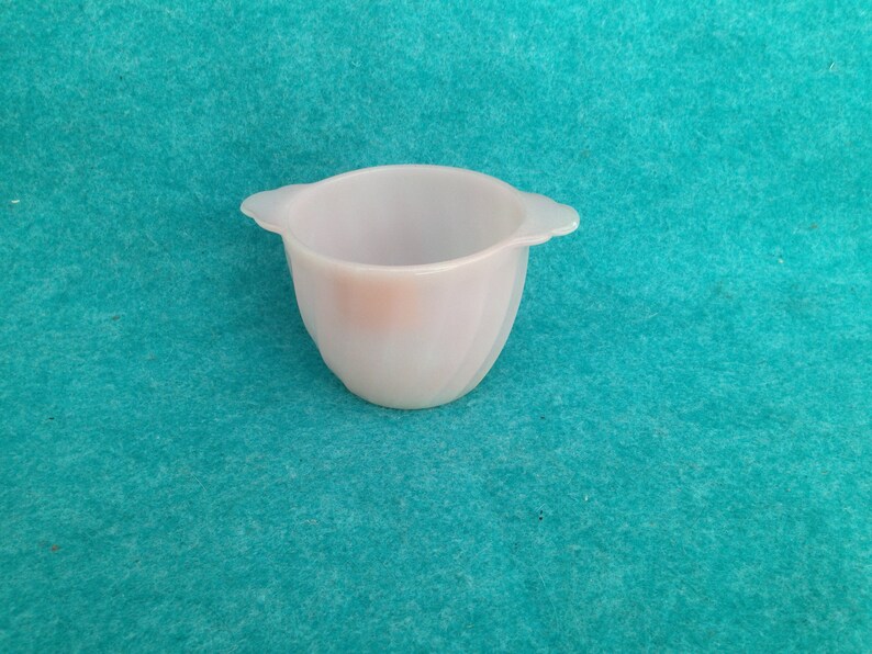 FireKing Glass Pink Swirl Sugar Bowl Base Only Etsy