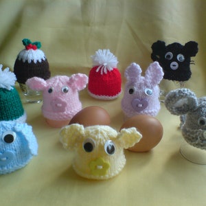 Hand Knitted Animal Egg Cosy: Easter Gift