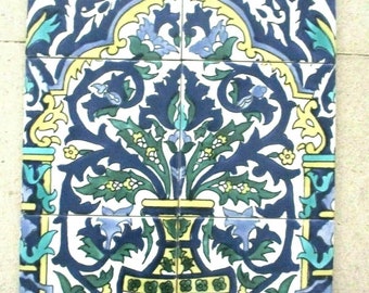 12 "x 18" (30 cm x 45 cm) pintado à mão azulejo cerâmico arte painel mural de parede backsplash