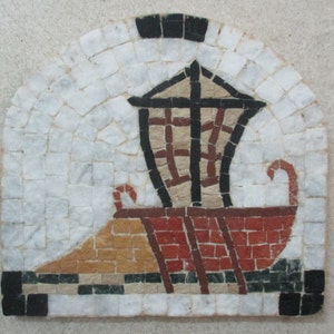 Handmade roman marble mosaic WALL HANGING