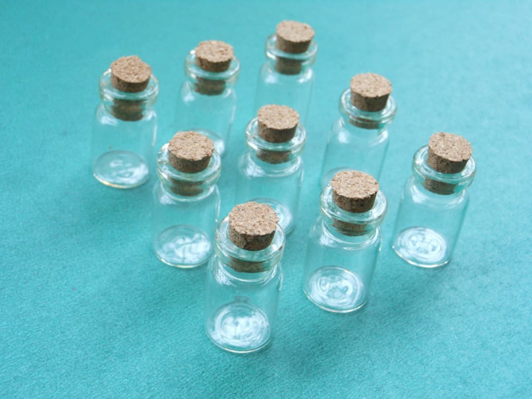 50pcs 12x24mm Empty Glass Vials. Glass Bottles. Mini Glass Etsy