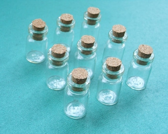 50pcs 12x24mm Empty Glass Vials. Glass Bottles. Mini Glass Bottles. Glass Vials With Cork. Tiny Bottle. Small Glass Jar. Small Cork.