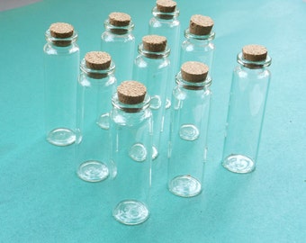 20pcs 22x70mm Empty Glass Vials. Glass Bottles. Mini Glass Bottles. Glass Vials With Cork. Tiny Bottle. Small Glass Jar. Small Cork.