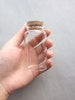 4pcs 46x90mm Mini glass bottles with corks.Glass Bottles.Mini Glass Bottles.Glass Vials With Cork.Tiny Bottle.Small Glass Jar.Small Cork. 