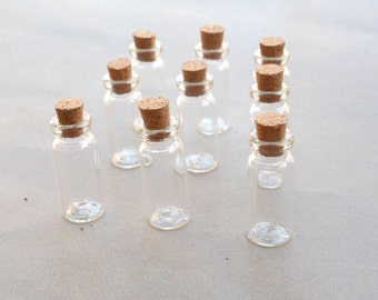 20pcs 12x 31mm Empty Glass Vials. Glass Bottles. Mini Glass Bottles. Glass Vials With Cork. Tiny Bottle. Small Glass Jar. Small Cork.