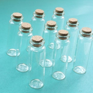 20pcs 22x75mm Empty Glass Vials. Glass Bottles. Mini Glass Bottles. Glass Vials With Cork. Tiny Bottle. Small Glass Jar. Small Cork.