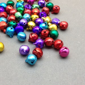 200pcs asorted color mini bells,pet bells,dog bells,Christmas bells,pendant bells,DIY bell,jingle bell 10mm