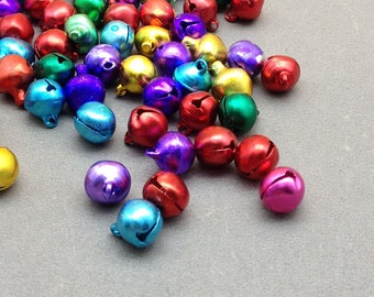 200pcs asorted color mini bells,pet bells,dog bells,Christmas bells,pendant bells,DIY bell,jingle bell 10mm