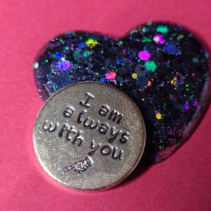 I am always with you with Cardinal pocket hug/ pocket token