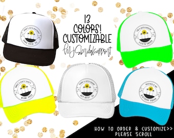40 AF Squad Crew 40th Birthday Hats | 13 Colors to choose | Vacation Birthday 40 and Fabulous 40th Bday Turning 40 30 21 Cancun Cabo Mexico