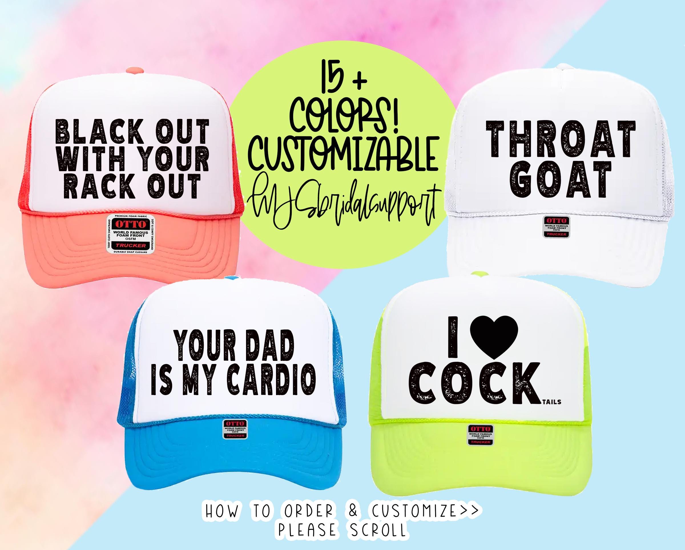 Funny Trucker Hats for Hat Roulette Birthday Bachelorette Party