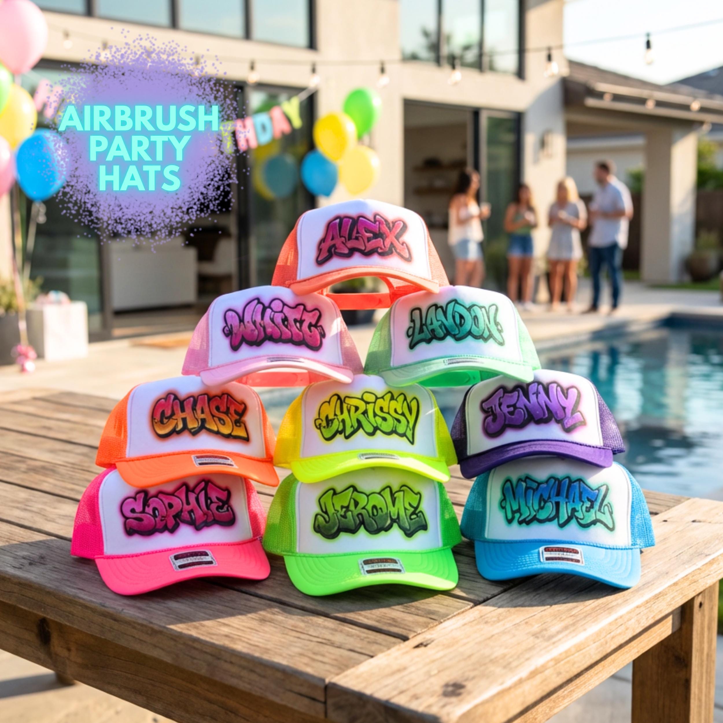 Kids Spray Paint Hats - Etsy