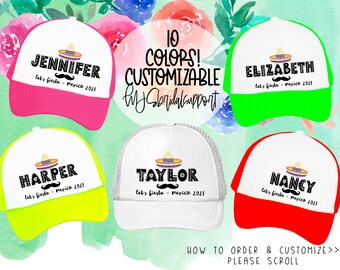 Weiße, rote und grüne Trucker-Kappe Mexican Mustache HFT von Coastal Weiße, rote und grüne Trucker-Kappe Mexican Mustache HFT von Coastal