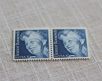 Eleanor Roosevelt First Lady Vintage Mint Set of Stamps 58 Years Old! 