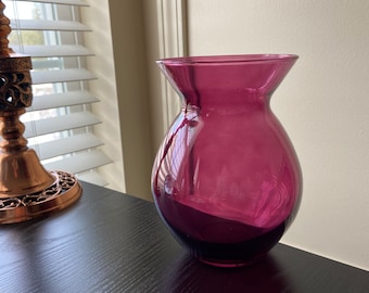 Red wine colored vase
