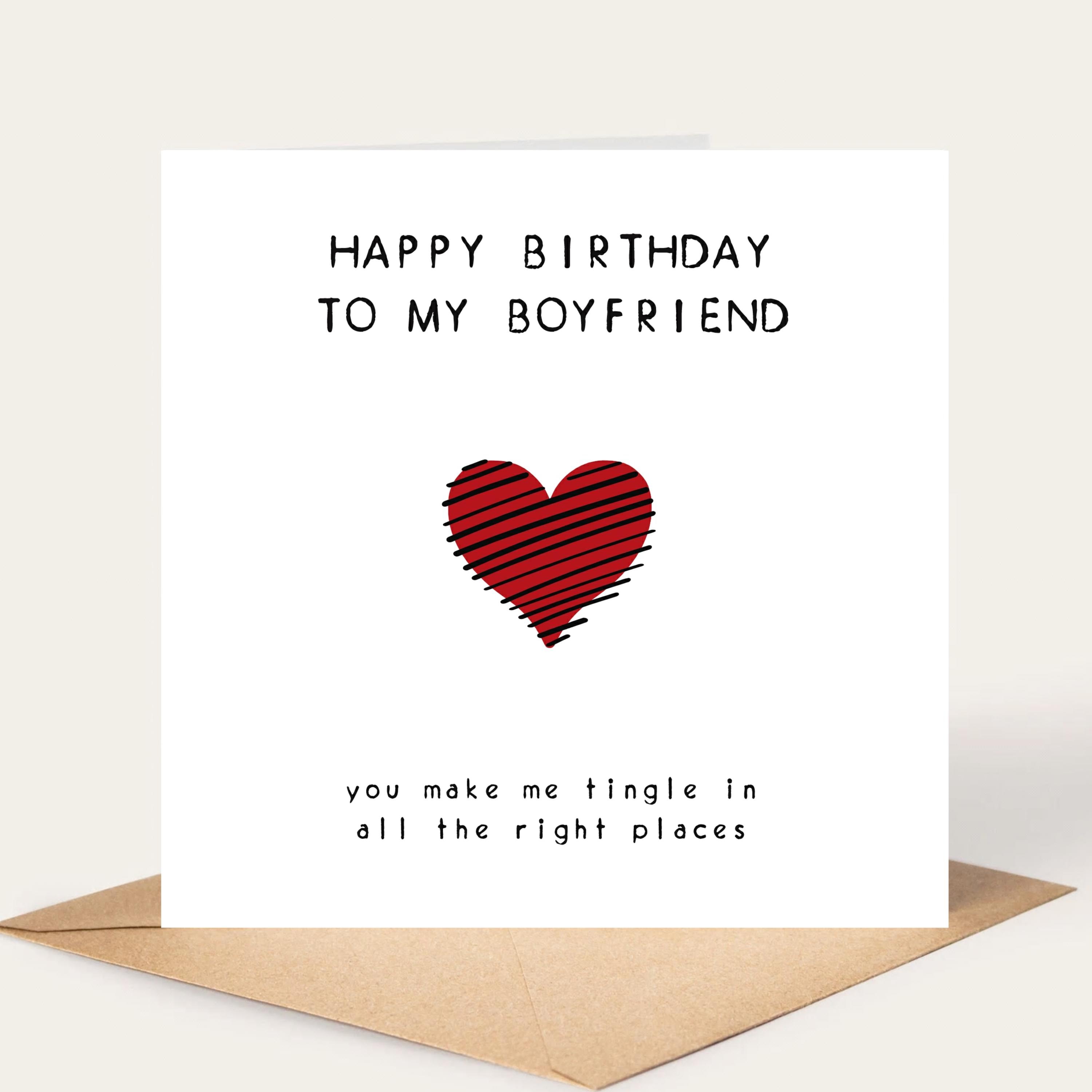 Boyfriend Birthday Card, Birthday Card for Boyfriend, Happy Birthday  Boyfriend, Boyfriend Birthday Card, Boyfriend Birthday Card, Boyfriend -  Etsy