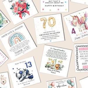 GRANDSON 1st Birthday Card, Personalised Grandson 1st Birthday Card For Grandson, First Birthday Grandson Card, Special Grandson 1st Card, image 8
