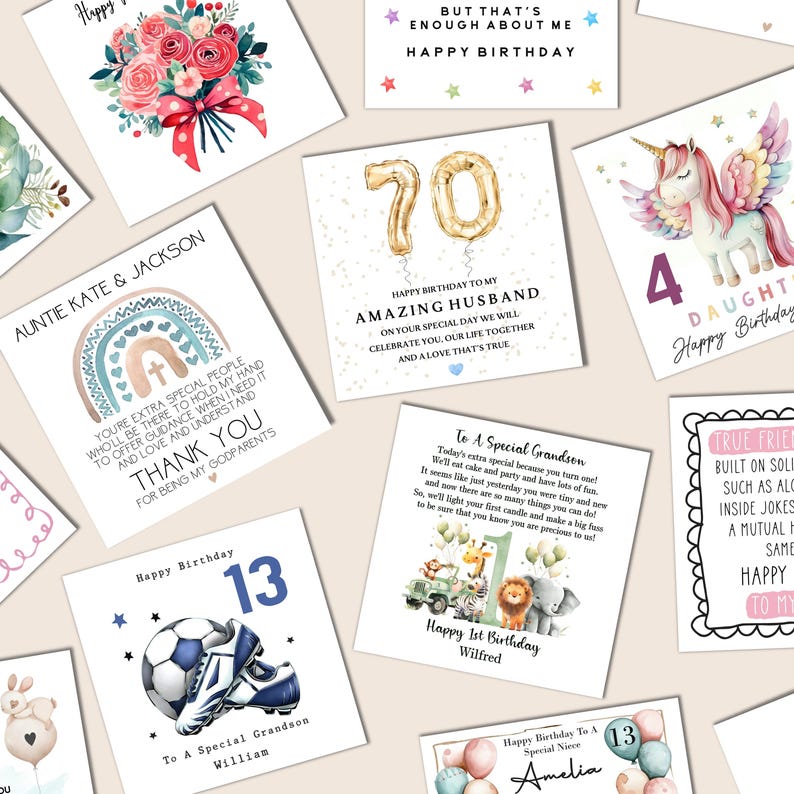 GRANDSON 1st Birthday Card, Personalised Grandson 1st Birthday Card For Grandson, First Birthday Grandson Card, Special Grandson 1st Card, image 8