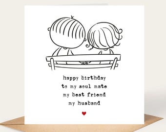 Husband Birthday Card, Birthday Card For Husband, Happy Birthday Husband, Husband Birthday Card, Husband Birthday Card, Husband, Card,