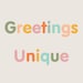 GreetingsUnique store logo