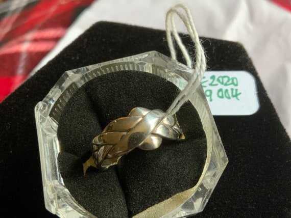 Gorgeous handcrafted solid sterling silver ring w… - image 1