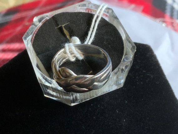 Gorgeous handcrafted solid sterling silver ring w… - image 3