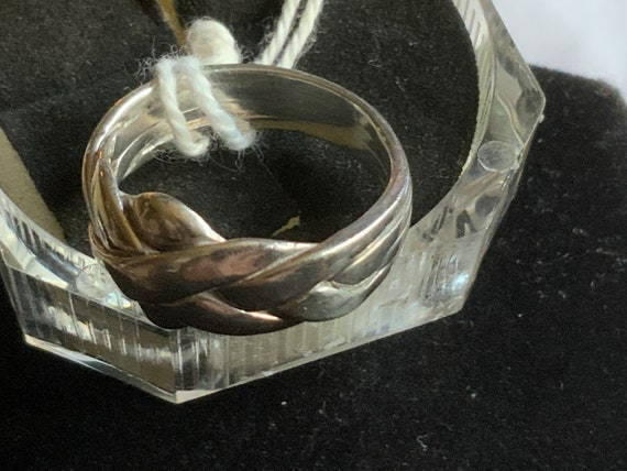 Gorgeous handcrafted solid sterling silver ring w… - image 4
