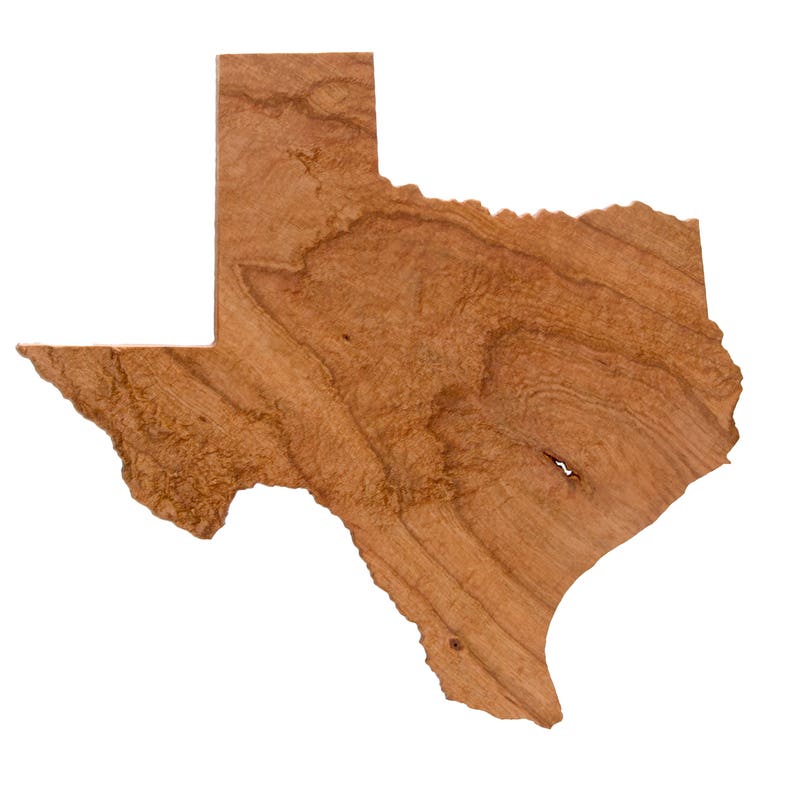 Wooden Topographic Map of Texas 3d Map Wood Geographic Wall Etsy