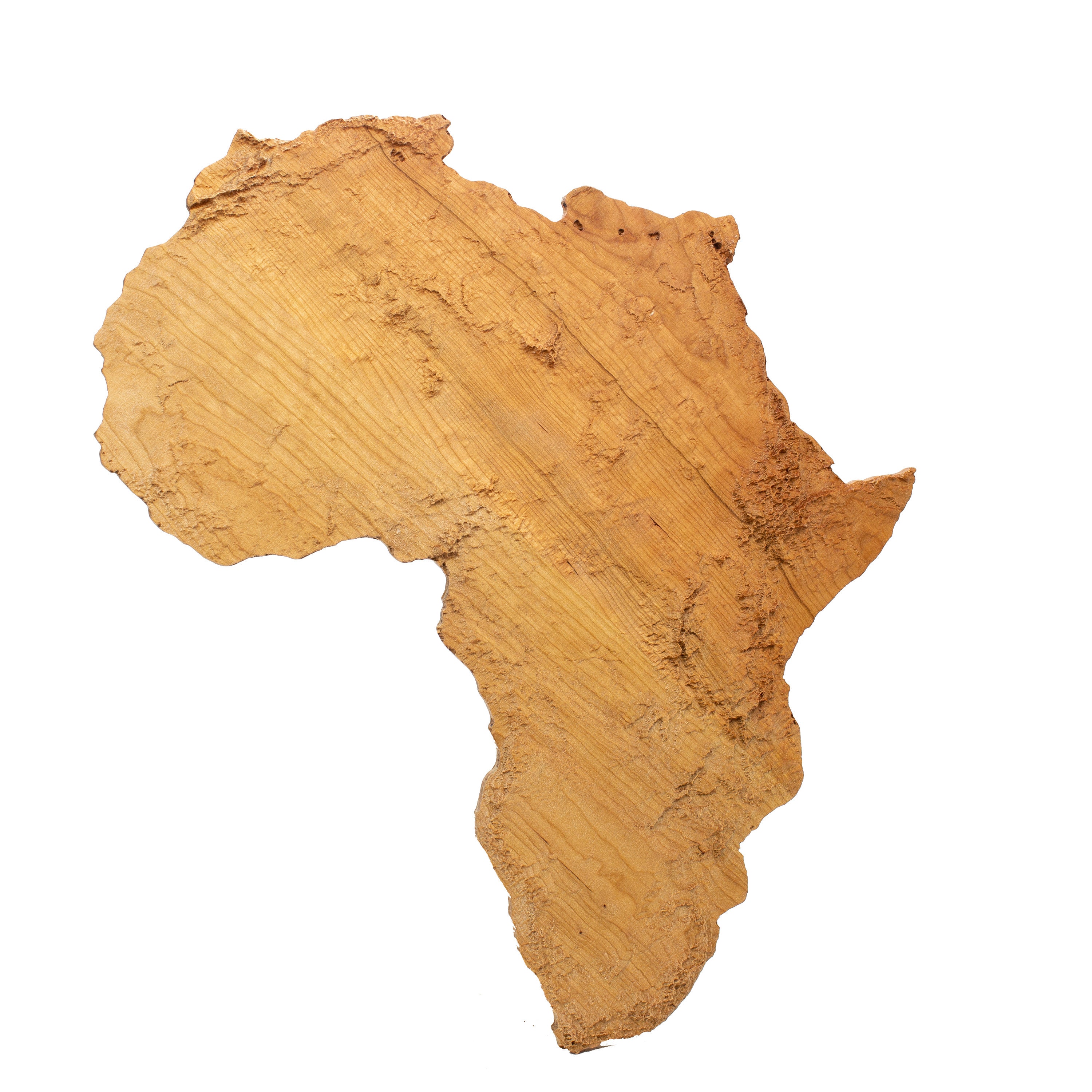 Brown Map Of Africa  Refrigerator Magnet