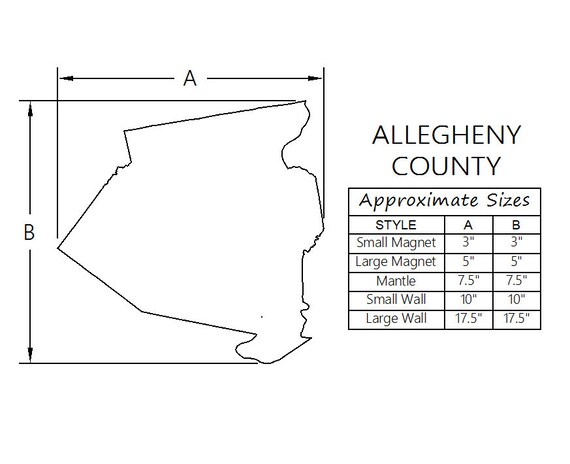Printable Allegheny County Zip Code Map