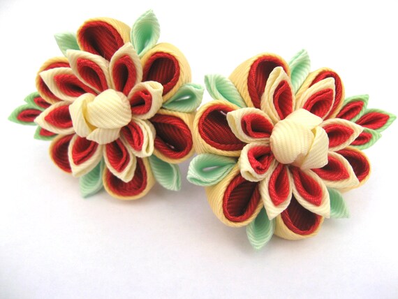 toddler flower hair clips