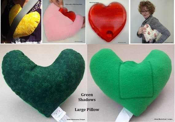 Pillow With A Pocket Green Shadows Pillow With A Pocket Green Shadows