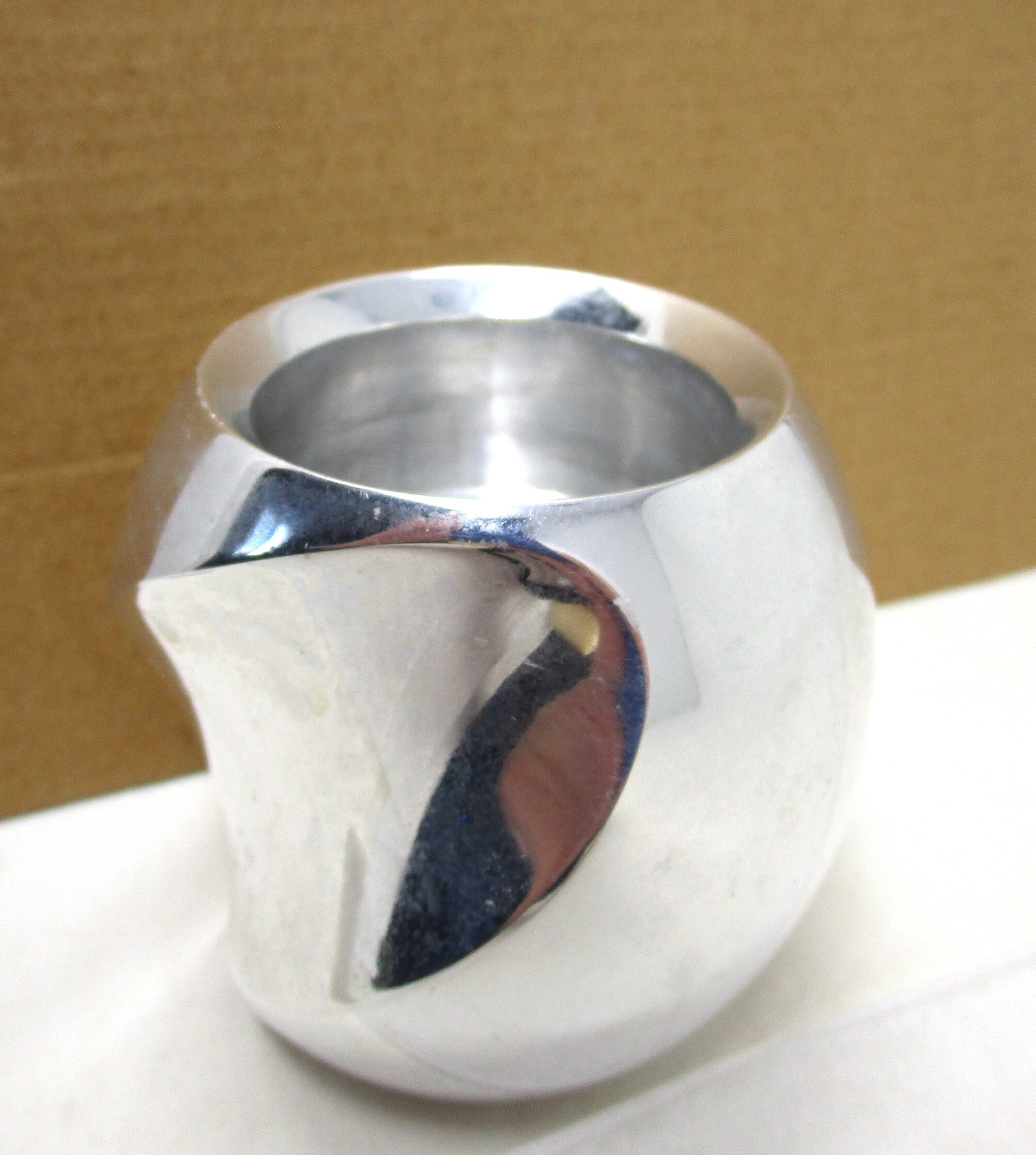 Nambe Twist Votive Candle Holder 6240 Fred Bould 2002 Etsy