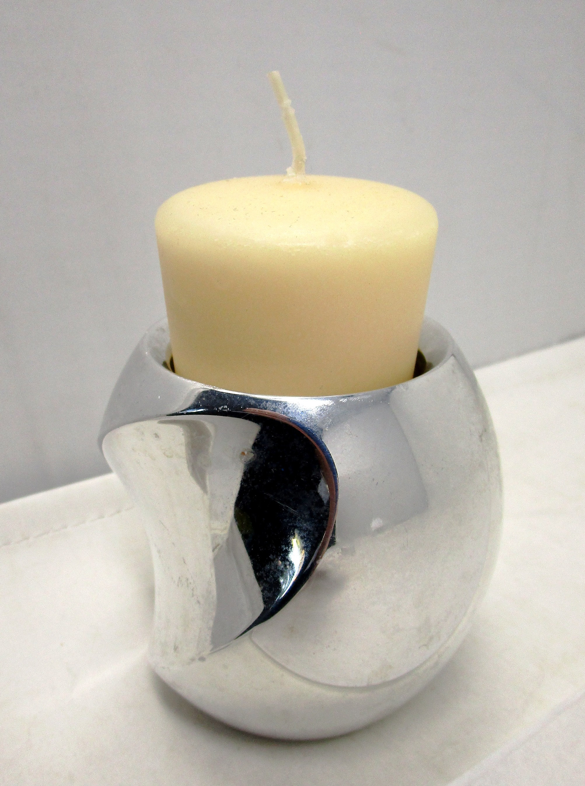 Nambe Twist Votive Candle Holder 6240 Fred Bould 2002 Etsy