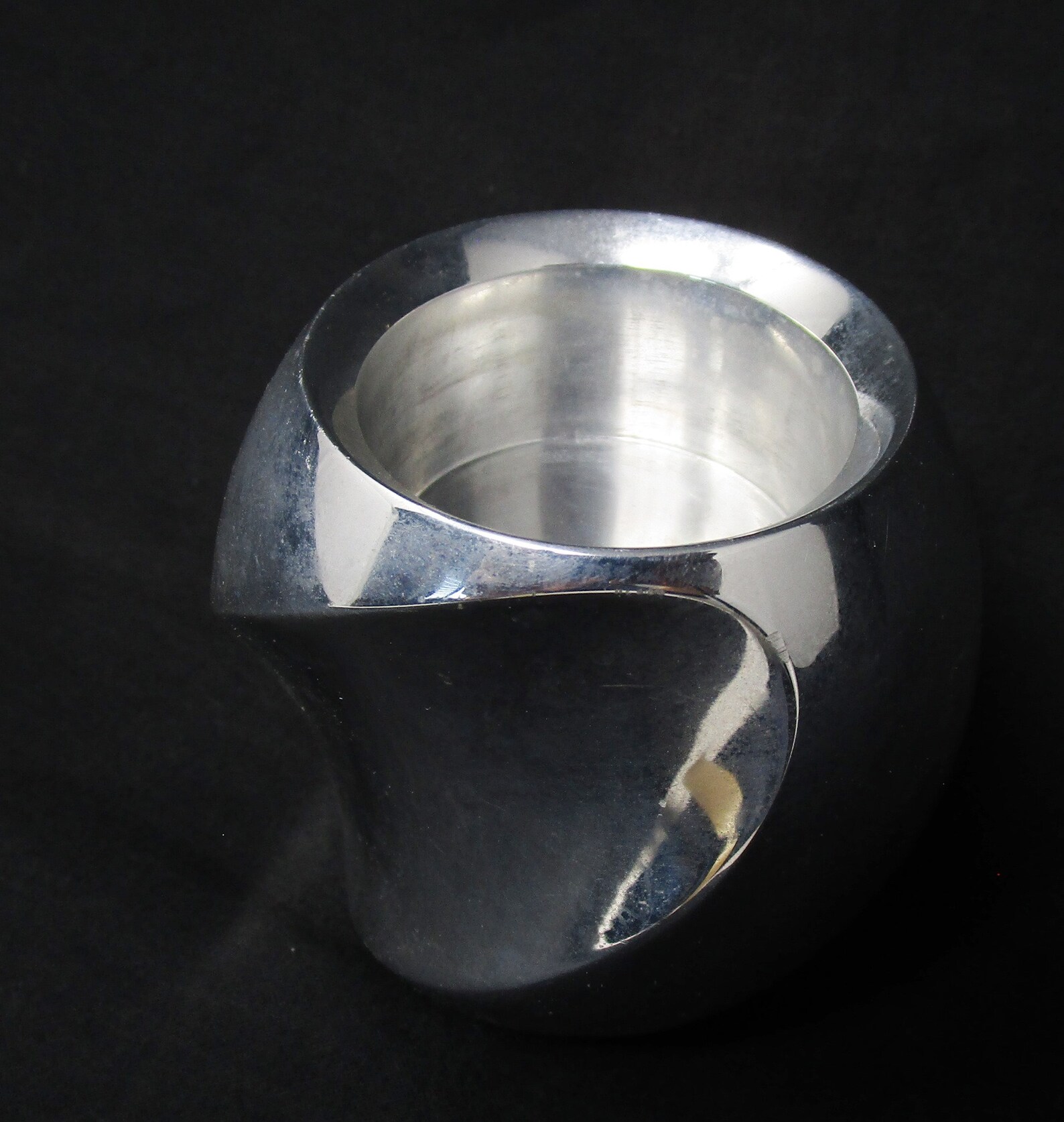 Nambe Twist Votive Candle Holder 6240 Fred Bould 2002 Etsy