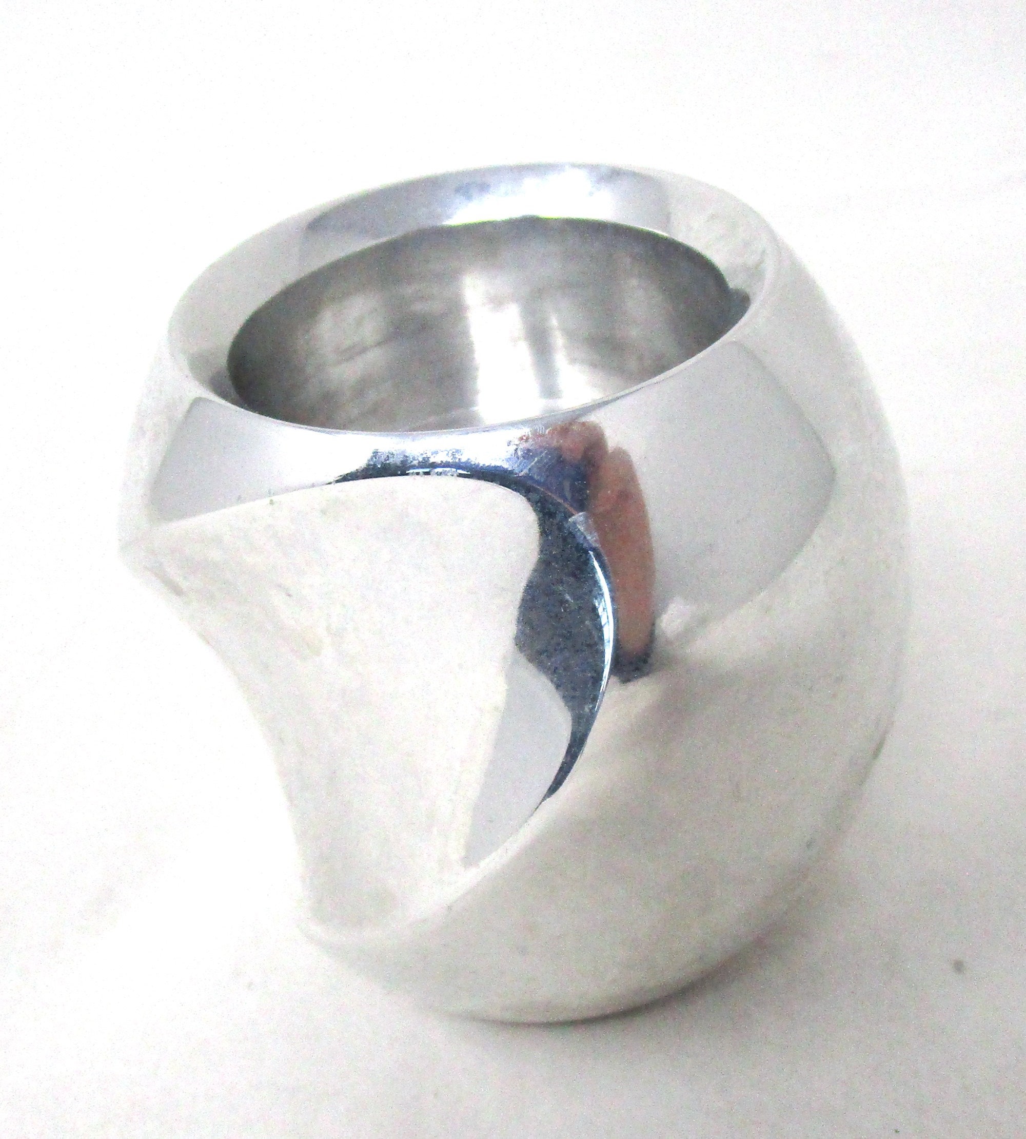 Nambe Twist Votive Candle Holder 6240 Fred Bould 2002 Etsy