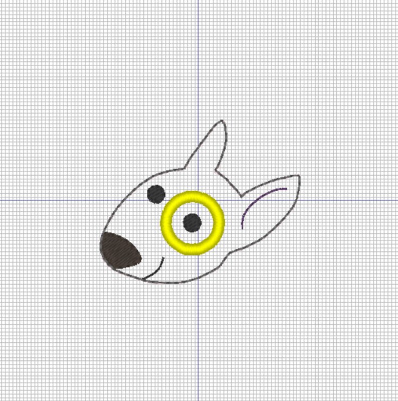 Spotty Dog Feltie Embroidery Design File image 3